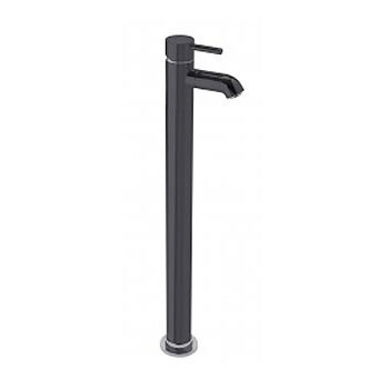Tre Mercati - Milan Black Floor Mounted Mono Bath Filler - 63341 Large Image