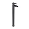 Tre Mercati - Milan Black Floor Mounted Mono Bath Filler - 63341 Large Image