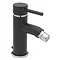 Tre Mercati - Milan Black Mono Bidet Mixer with Pop Up Waste - 63380 Large Image