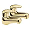 Tre Mercati - Modena Pair Basin Taps - Antique Gold Plated - 95210 Large Image