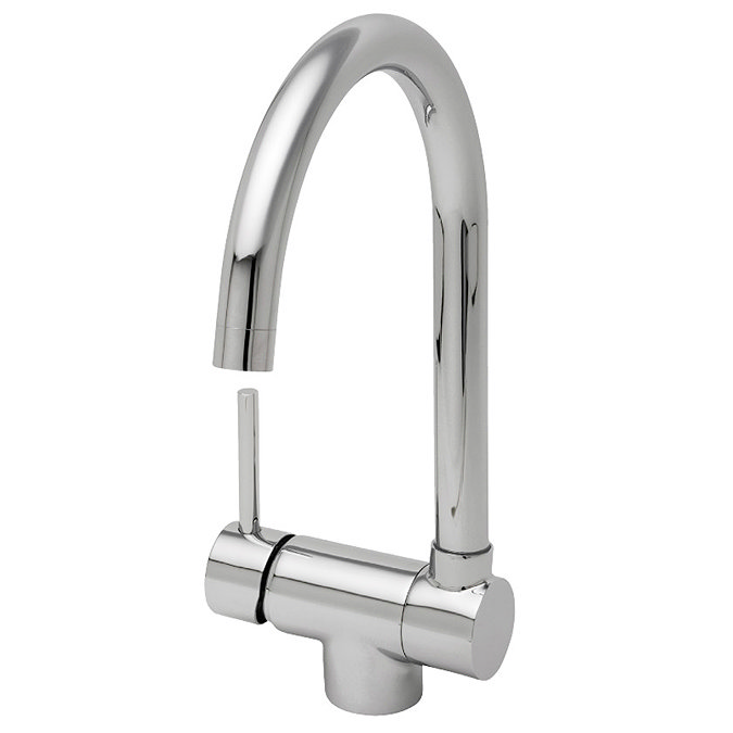 Tre Mercati Origami Mono Sink Mixer with Fold Down Spout - 91040 Large Image