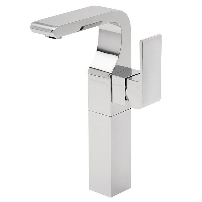 Tre Mercati - Rubik Extended Mono Basin Mixer with Click Clack Waste - 41060 Large Image