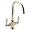 Tre Mercati - Series 900 Lever Dual Flow Mono Kitchen Sink Mixer - Antique Gold - S9-LEV/23 Large Im