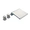 Tre Mercati - Square LED Lights Rose 200mm Showerhead - Chrome - 50970 Large Image