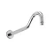 Tre Mercati Traditional Curved 340mm Shower Arm - Chrome Large Image