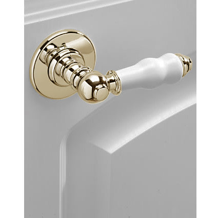 Tre Mercati - Traditional Series 900 (Extended) Cistern Lever - Antique Gold Plated Profile Large Im