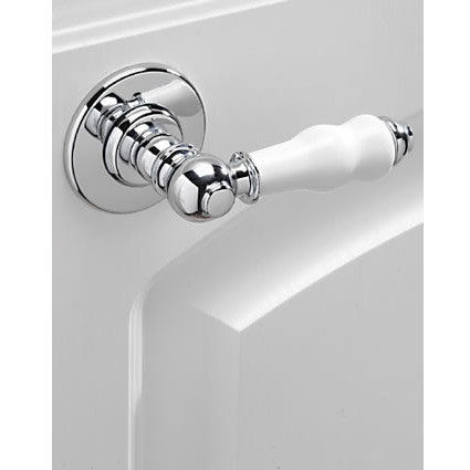 Tre Mercati - Traditional Series 900 (Extended) Cistern Lever - Chrome Plated Profile Large Image