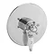 Tre Mercati Victoria Exposed/Concealed Thermostatic Shower Valve - Chrome Large Image