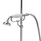 Tre Mercati Victoria Exposed Thermostatic Shower Valve with Riser Kit & Rose - Chrome Standard Larg