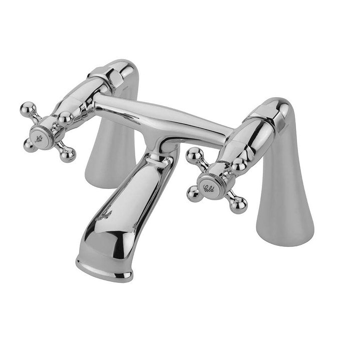 Tre Mercati Victoria Pillar Bath Filler - Chrome Large Image