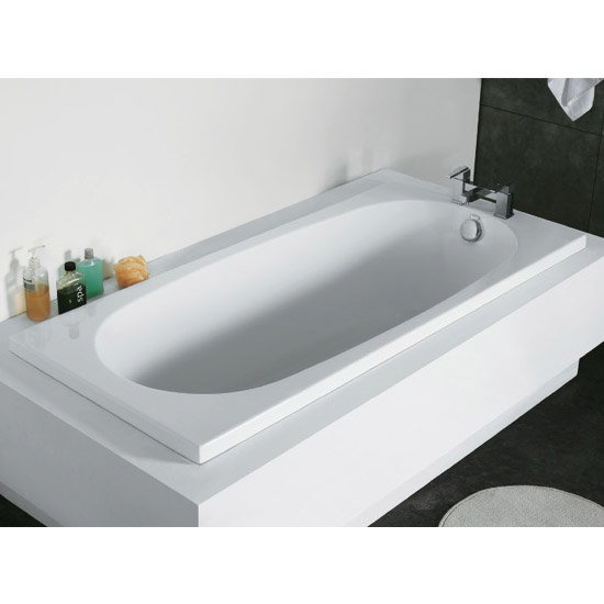 Tribune 1700 x 750 Acrylic Bath Tub with Support Frame Large Image