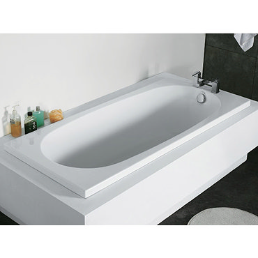 Tribune 1700 x 750 Acrylic Bath Tub with Support Frame Profile Large Image