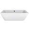 Trick 1800 Double Ended Square Freestanding Bath - NFB006 Profile Large Image