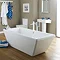 Trick 1800 Double Ended Square Freestanding Bath - NFB006 Large Image