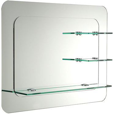 Ultra Trilogy Mirror with Glass Shelves - LQ371 Profile Large Image