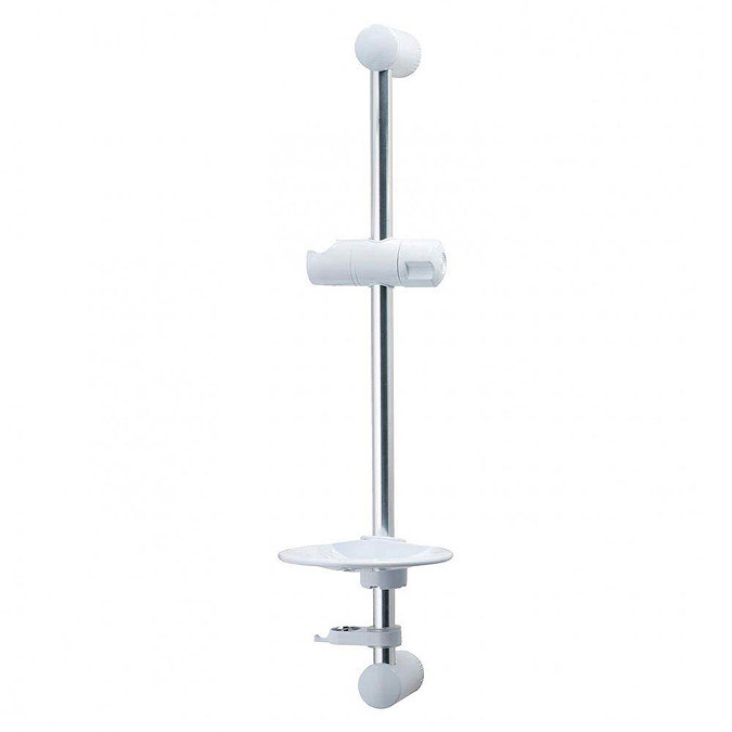 Triton Aaron Shower Riser Rail - White/Chrome - TSKAAROWC Large Image