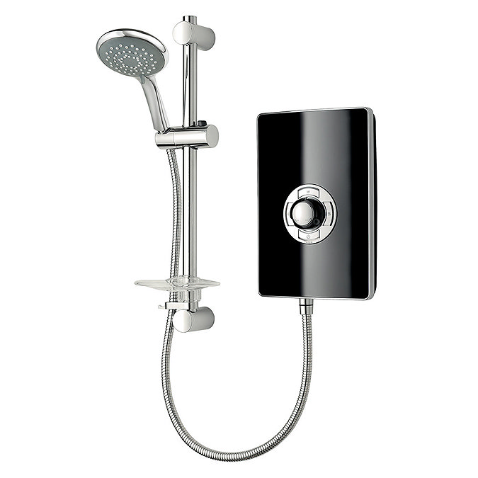 Triton - Aspirante 8.5kw Electric Shower - Black Gloss - ASP08GSBLK  Profile Large Image