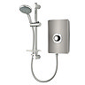 Triton - Aspirante 8.5kw Electric Shower - Brushed Steel - ASP08BRSTL Profile Large Image
