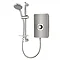 Triton - Aspirante 8.5kw Electric Shower - Brushed Steel - ASP08BRSTL  Profile Large Image