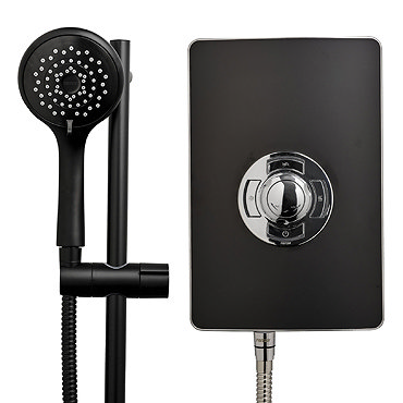 Triton Aspirante 8.5kW Electric Shower - Matte Black - ASP08MTBLK  Profile Large Image