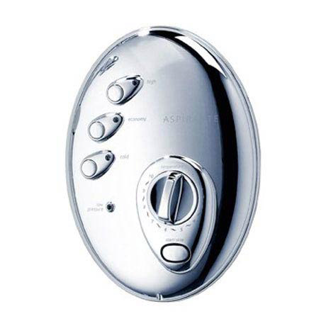 Triton Aspirante 9.5 kW Wireless Electric Shower - Chrome - ASP3CHR09SIWL Profile Large Image