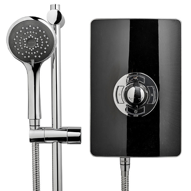 Triton Aspirante 95kw Electric Shower Black Gloss Asp09gsblk At