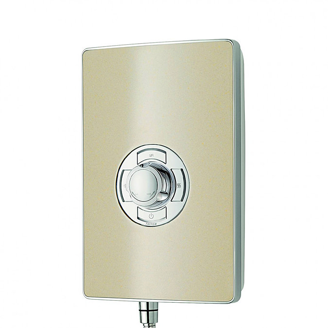 Triton - Aspirante 9.5kw Electric Shower - Riviera Sand - ASP09TLRSD  In Bathroom Large Image