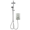 Triton Aspirante DuElec 9.5kW Electric Shower - Brushed Steel & Chrome