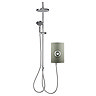 Triton Aspirante DuElec 9.5kW Electric Shower - Gunmetal & Chrome