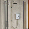 Triton Aspirante UNIQ 9.5kw Electric Shower - Brushed Steel