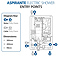 Triton Aspirante UNIQ 9.5kw Electric Shower - Dark Bronze Effect