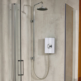 Triton Aspirante UNIQ 9.5kw Electric Shower - Gloss White