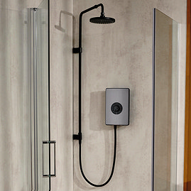 Triton Aspirante UNIQ 9.5kw Electric Shower - Pewter