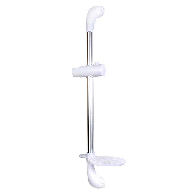 Triton Conor Shower Riser Rail - White/Chrome - TSKCONNWC Large Image