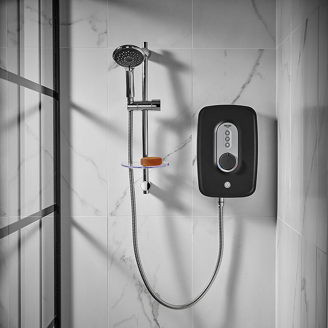 Triton Danzi 8.5kw Electric Shower - Black - ARDANZ08BLK  Profile Large Image