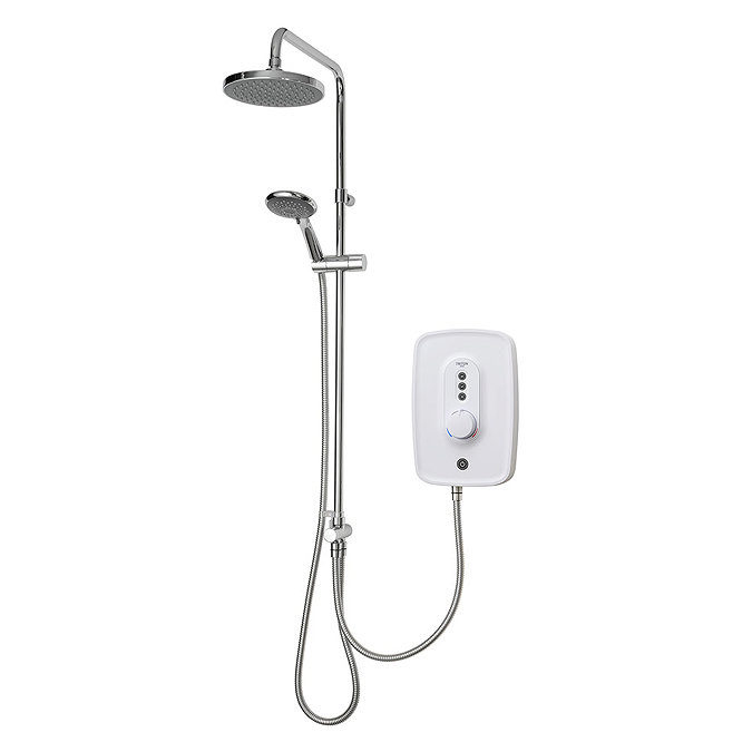 Triton Danzi DuElec 9.5kw Electric Shower - White - GEDADU91 Large Image