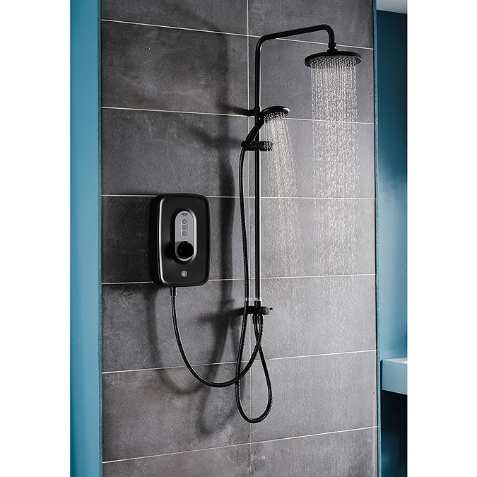 Triton Danzi DuElec 9.5kw Electric Shower - Black - GEDADU93  Newest Large Image