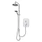 Triton Danzi DuElec 9.5kw Electric Shower - White - GEDADU91 Large Image