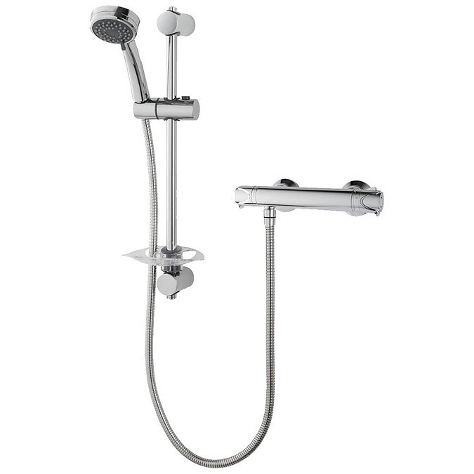 Triton Dene Eco Thermostatic Bar Shower Mixer & Kit - ECODETHBM Large Image