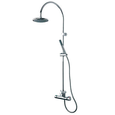 Triton Dove Thermostatic Bar Shower Mixer with Diverter & Kit - UNDOTHBMDIV Profile Large Image