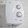 Triton DuElec Silent Running Thermostatic Power Shower - White
