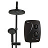 Triton DuElec Silent Running Thermostatic Power Shower - Black