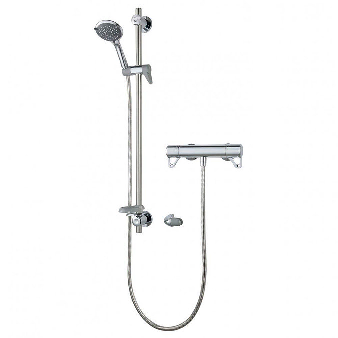 Triton Elina TMV2 Inclusive Bar Shower Mixer & Grab Riser Kit - ELITHBMINC Large Image