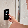 Triton ENVi 9.5kW Thermostatic Electric Shower & Grab Rail Kit - Chrome