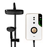 Triton ENlight DuElec 9.5kW Thermostatic Electric Shower - Black & Brass