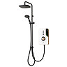 Triton ENlight DuElec 9.5kW Thermostatic Electric Shower - Black & Brass