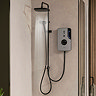 Triton ENlight DuElec 9.5kW Thermostatic Electric Shower - Black & Grey