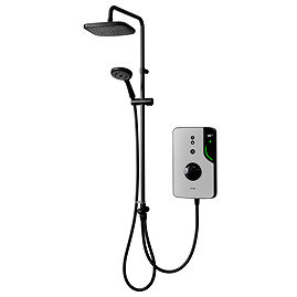 Triton ENlight DuElec 9.5kW Thermostatic Electric Shower - Black & Grey