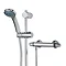 Triton Exe Thermostatic Bar Shower Mixer & Kit - UNEXTHBM  In Bathroom Large Image