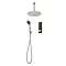 Triton HOME Digital Mixer Shower All-in-One with Round Fixed Head & Slider Rail Kit (High Pressure)